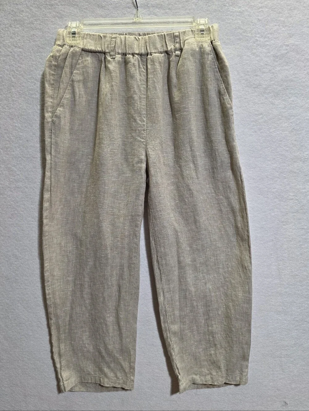 QUINCE 100% EUROPEAN LINEN PANTS FLAX SZ XS